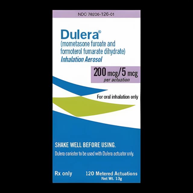 Dulera® Mometasone / Formoterol 200 mcg - 5 mcg Aerosol Metered-Dose Inhaler 120 Doses