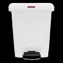 Rubbermaid Slim Jim 8 Gal Step-On Trash Can for Healthcare