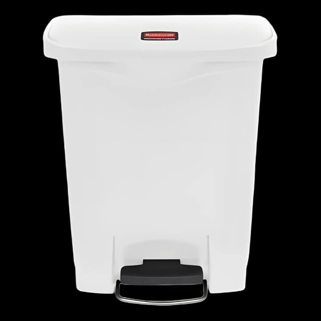 Rubbermaid Slim Jim 8 Gal Step-On Trash Can for Healthcare