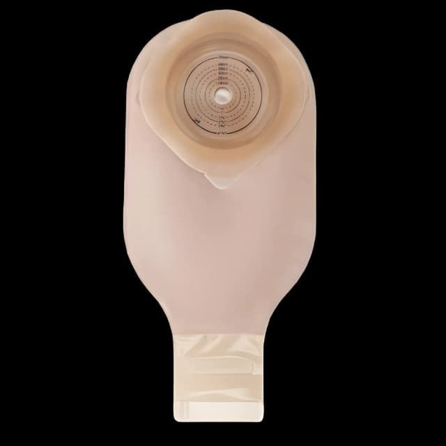 Ostomy Pouch CeraPlus™ One-Piece System 12 Inch Length Soft Convex, Trim to Fit Up to 2-1/8 Inch Stoma Drainable