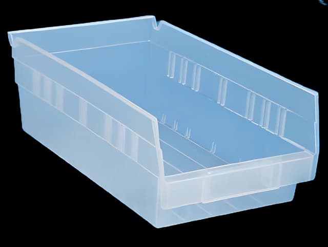 FDA Compliant Uline Medical Storage Bin 4x7x12