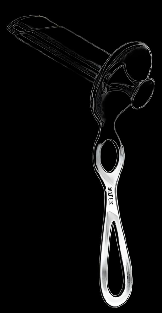 Anoscope Stainless Steel 22 mm Diameter Hirschman Style Without Light Silver - 28-24