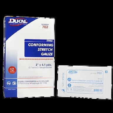 Conforming Bandage Dukal™ 2 Inch X 4-1/10 Yard 1 per Pack Sterile 1-Ply Roll Shape