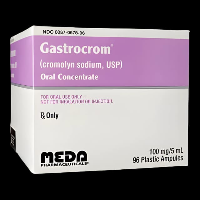 Gastrocrom® Cromolyn Sodium 20 mg / mL Solution Concentrate Ampule 5 mL 96 Ampules