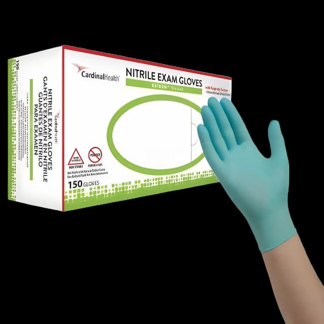 Exam Glove ESTEEM™ Stretch Large NonSterile Nitrile Standard Cuff Length Textured Fingertips Teal Chemo Tested