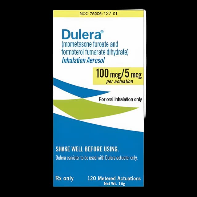 Dulera® Mometasone / Formoterol 100 mcg - 5 mcg Aerosol Metered-Dose Inhaler 120 Doses