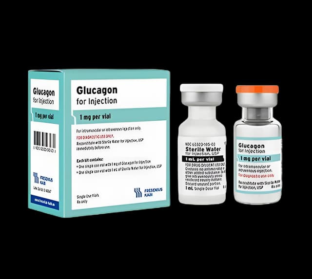 Glucagon HCl 1mg Injection - Hypoglycemia & Diagnostic Aid