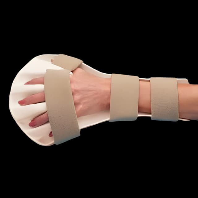 Anti-Spasticity Ball Splint Rolyan® Thermoplastic Right Hand Beige / Off-White Large