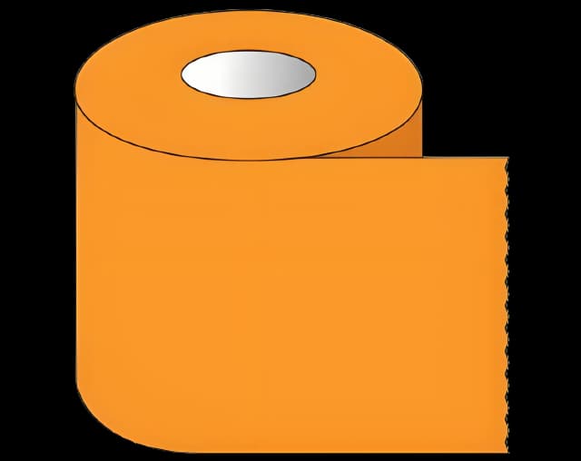 Shamrock Orange Label Tape 2x500" for Labs & Medical Use