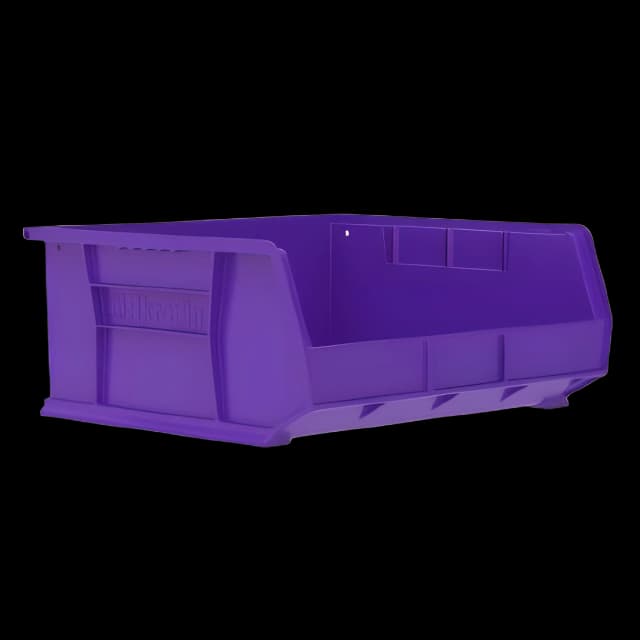 Storage Bin AkroBins® Purple Plastic 7 X 14-3/4 X 16-1/2 Inch
