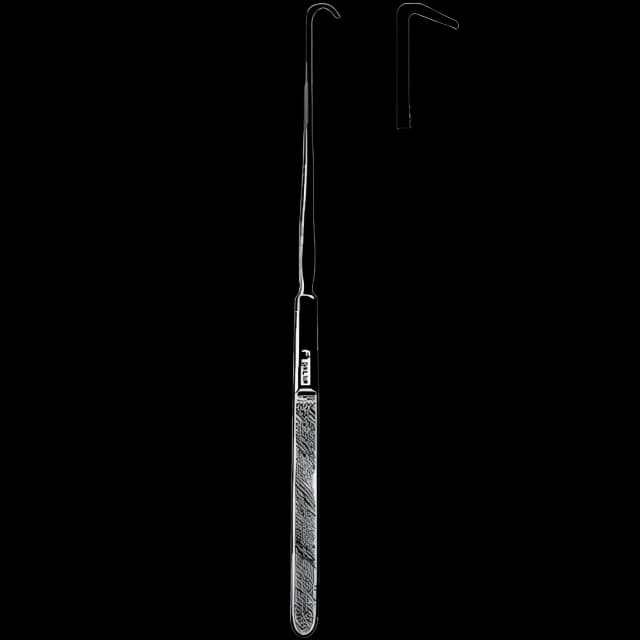 Tenaculum Hook Sklar Black™ Emmett 9 Inch Length Coated Stainless Steel NonSterile Reusable