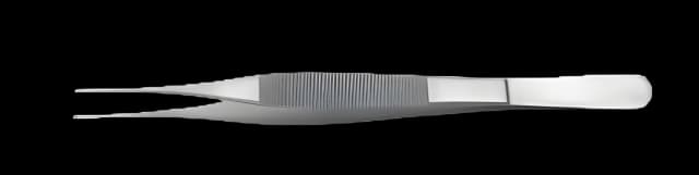 Dissecting Forceps Padgett® Adson 7 Inch Length Surgical Grade Stainless Steel NonSterile NonLocking Lightweight Thumb Handle Straight Smooth Tips with Fine 1 X 2 Teeth