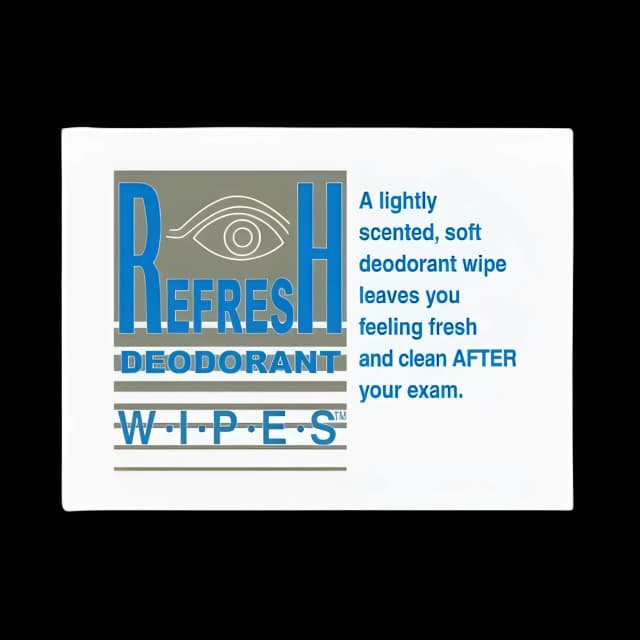 Deodorant Towelette PDC® Refresh Deodorant Wipes™ Individual Packet Scented 50 Count