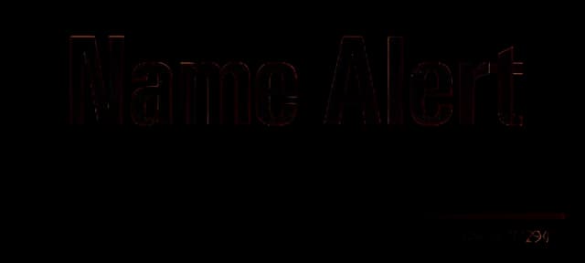 Pre-Printed Label MedVision® Advisory Label Red Name Alert Black Alert Label 1 X 2-1/4 Inch