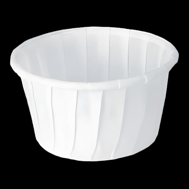 Solo® 1.25 oz White Paper Souffle Cups - Medical & Food Use