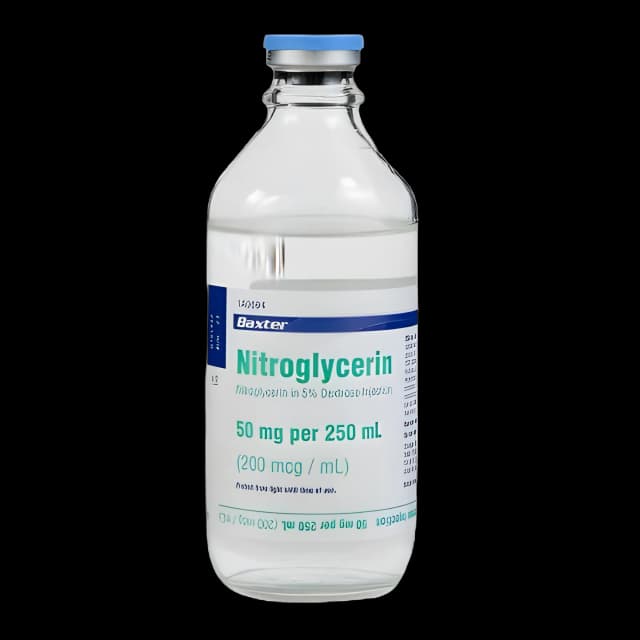 Nitroglycerin / Dextrose 5% 0.2 mg / mL Solution Infusion Bottle 250 mL