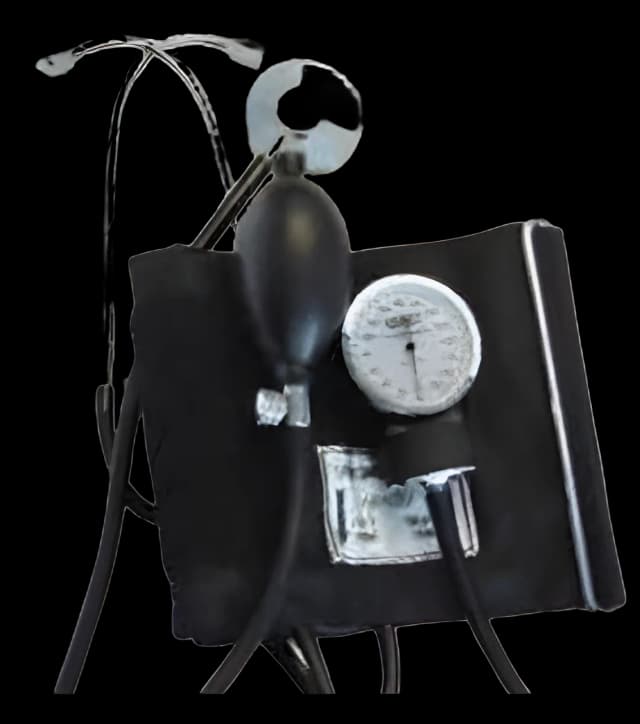 Reusable Aneroid / Stethoscope Set Labtron® 33 to 48 cm Adult Cuff Single Head General Exam Stethoscope Pocket Aneroid