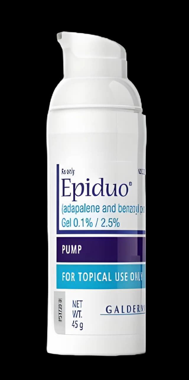 Epiduo® Adapalene / Benzoyl Peroxide 0.1% - 2.5% Gel Pump Bottle 45 Gram
