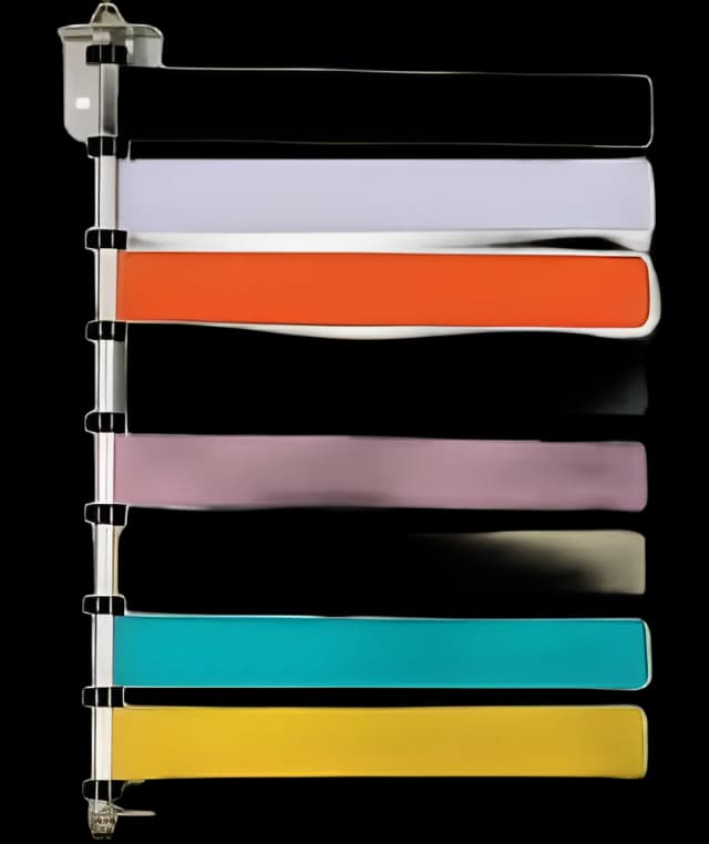 Exam Room Signal Flag Wall Mount 10 Flag 4 Inch