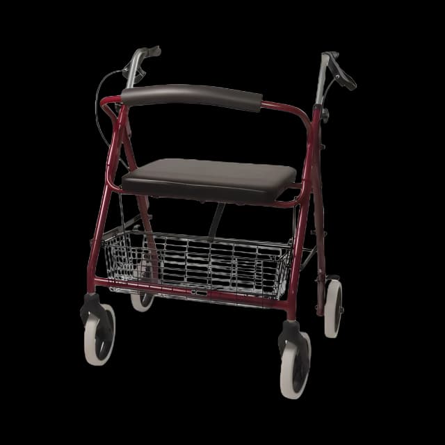 DMI® 4 Wheel Rollator Walker - Adjustable & Lightweight