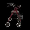 DMI® 4 Wheel Rollator Walker - Adjustable & Lightweight