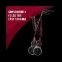 DMI® 4 Wheel Rollator Walker - Adjustable & Lightweight