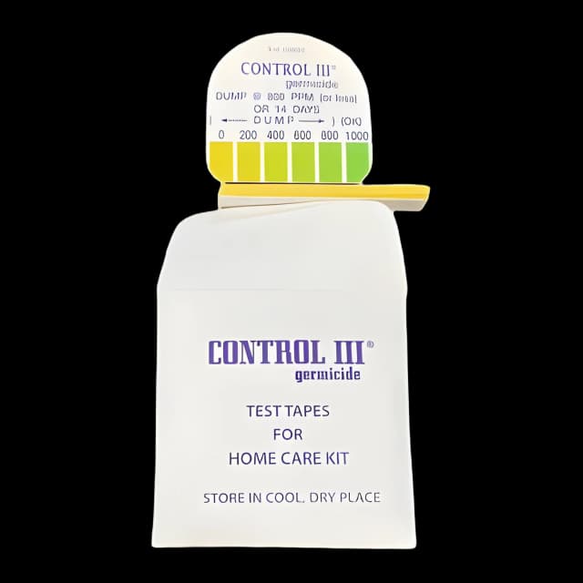 Germicidal Solution Test Strip Control III® 15 Test Strips