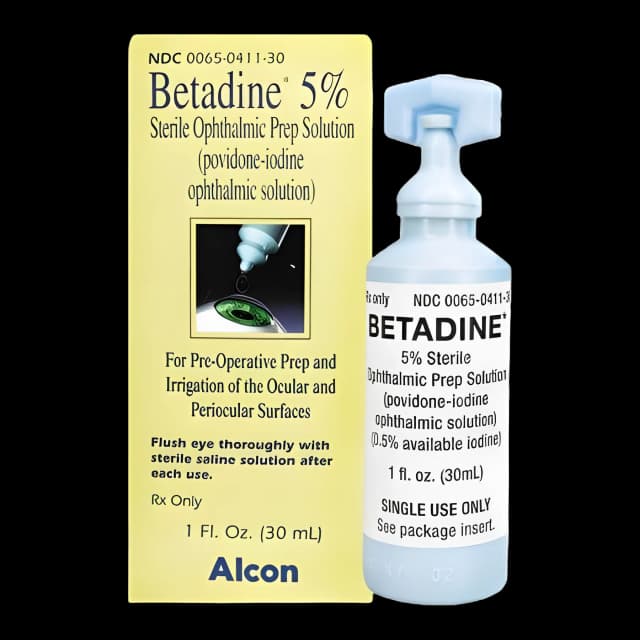 Betadine® 5% Povidone-Iodine 5% Solution Bottle 30 mL