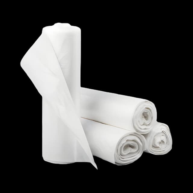 McKesson 33 Gal Clear HDPE Trash Bags - Medical Grade