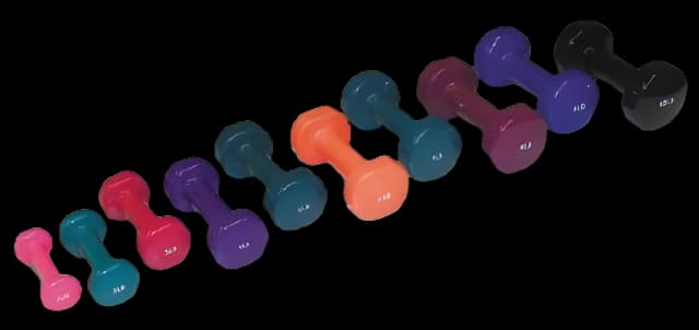 Dumbbell Set 6 Piece Set 1 lbs. / 2 lbs. / 3 lbs.