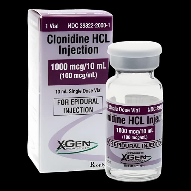 Clonidine HCl, Preservative Free 100 mcg / mL Injection Single-Dose Vial 10 mL - 39822200001