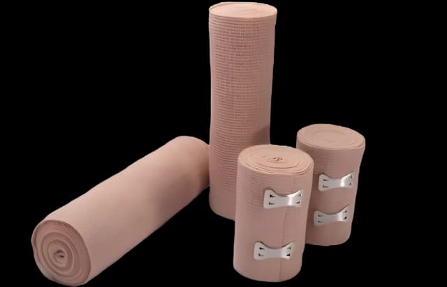 Elastic Bandage Welmed 6 Inch X 5 Yard Clip Detached Closure Tan NonSterile Standard Compression - 1700-6SCLF