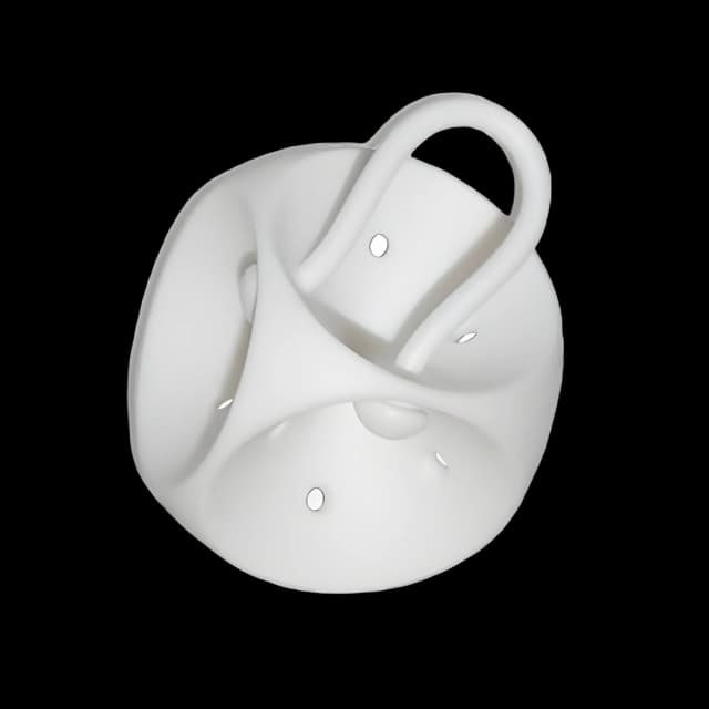 Pessary Cube with Drainage Holes Size 3 Silicone - CU37D