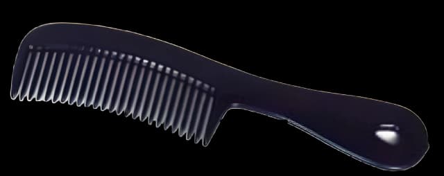 Comb Dawn Mist® 6-1/2 Inch Black Plastic