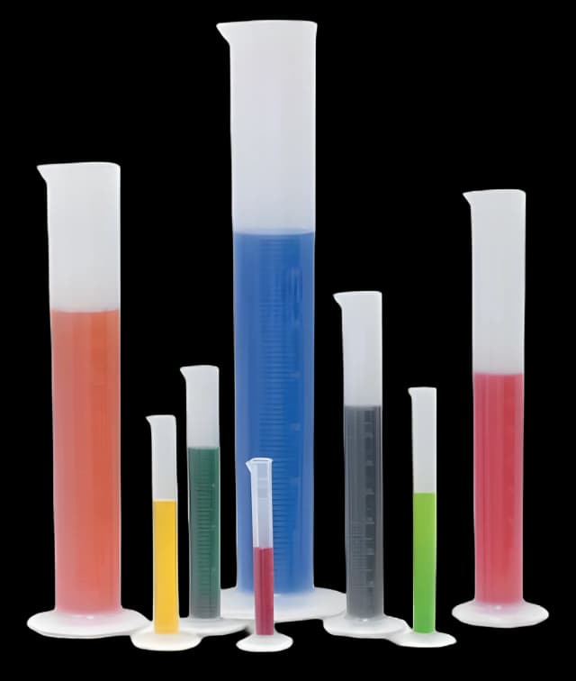 Graduated Cylinder Hexagonal Base Polypropylene 500 mL (16 oz.)