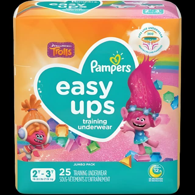 Pampers Easy Ups Training Pants 2T-3T - Leak Protection