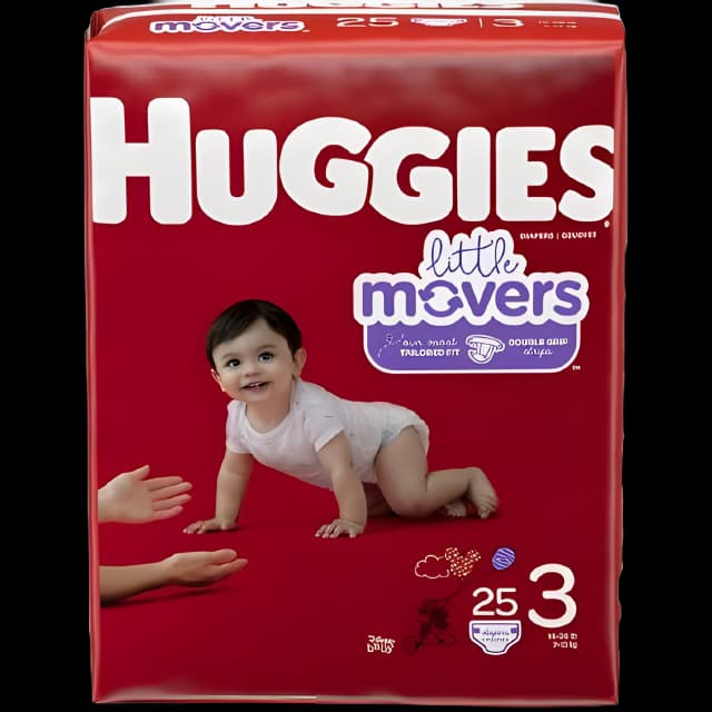 Huggies Little Movers Size 3 - Active Baby Diapers