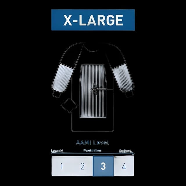 McKesson X-Large AAMI Level 3 Sterile Surgical Gown