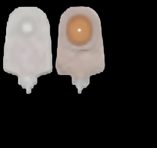 Urostomy Pouch Premier™ One-Piece System 9 Inch Length Flat, Pre-Cut 1 Inch Stoma