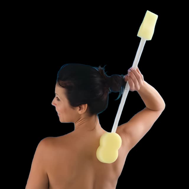 Antibacterial Bath Sponge & Toe Washer by Patterson Medical