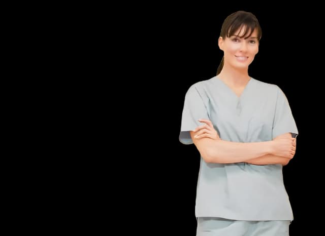 Scrub Shirt Large Ceil Blue 2 Pockets Unisex