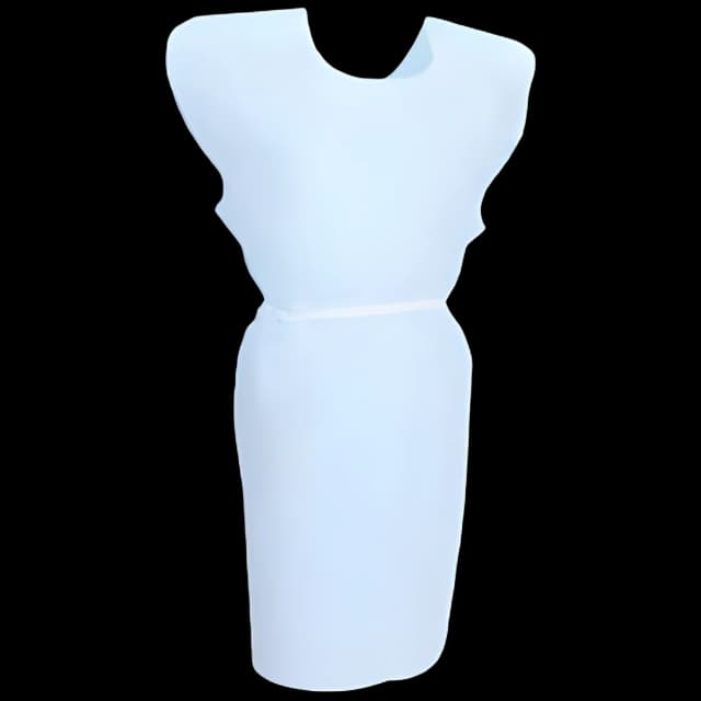 Patient Exam Gown McKesson One Size Fits Most Blue Disposable - 18-10847