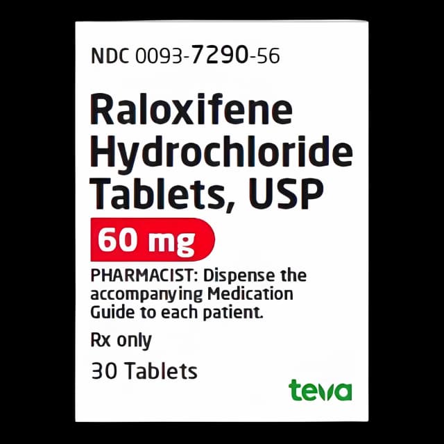 Raloxifene HCl 60 mg Tablet Bottle 30 Tablets
