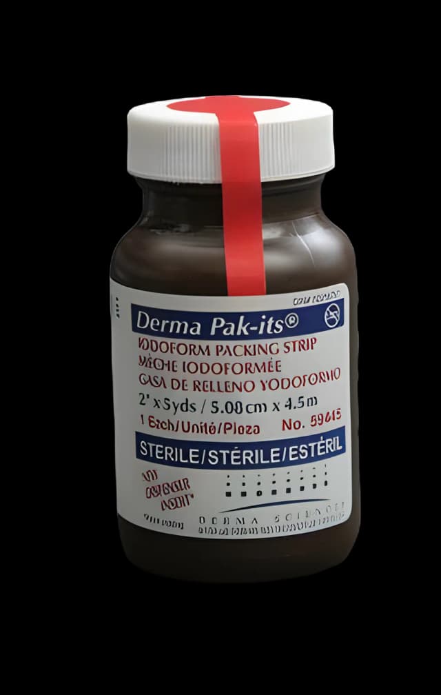 Wound Packing Strip Pak-Its® Iodoform 1/2 Inch X 5 Yard Sterile - 59246