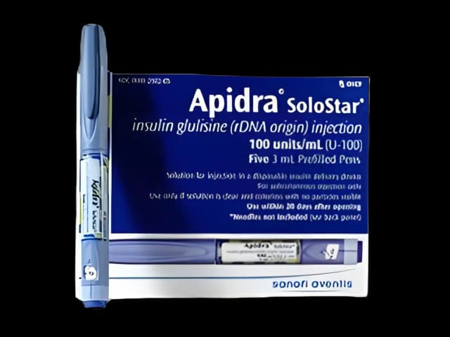 Apidra® SoloStar® Insulin Glulisine 100 U / mL Injection Prefilled Injection Pen 3 mL