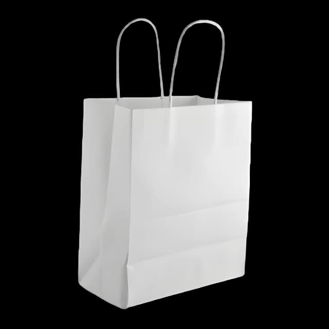 Shopping Bag Duro® Mart White Virgin Paper - 84642