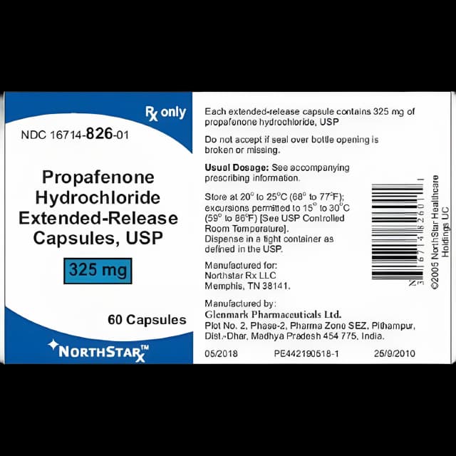 Buy Propafenone HCl 325mg Capsules - Treat Arrhythmia