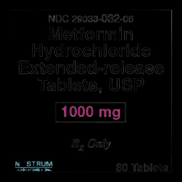 Metformin HCl 1,000 mg by Nostrum - Diabetes Management