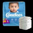 Unisex Baby Diaper Comfees® Size 5 Disposable Moderate Absorbency - CMF-5
