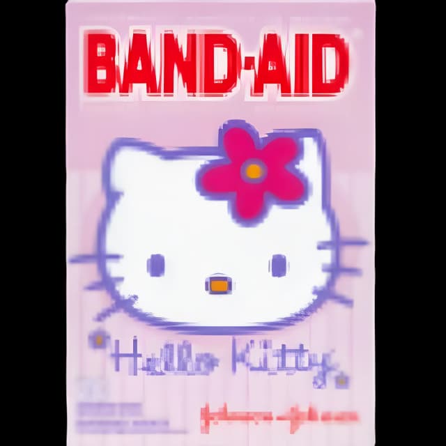 Adhesive Strip Band-Aid® Assorted Sizes Plastic Assorted Shapes Kid Design (Hello Kitty) Sterile